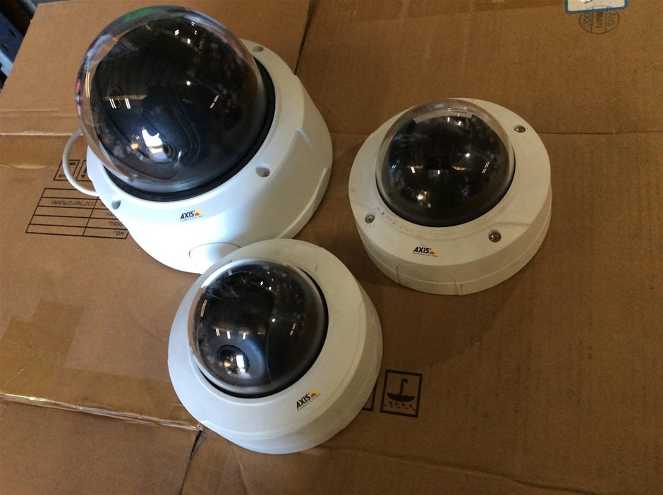 Axis P3807-PVE Dome Network Camera (Lot of 3)