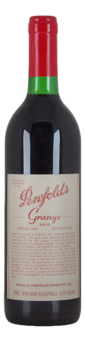 Penfolds Bin 95 Grange 1998 (1x 750mL) SA.