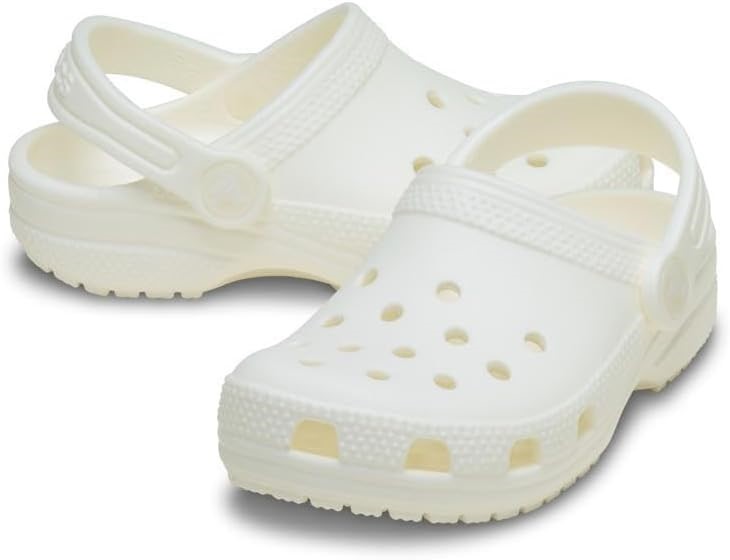 CROCS Kids Classic Glow Clog, Glow White, USC12/EU29-30, 211678. NB: has be