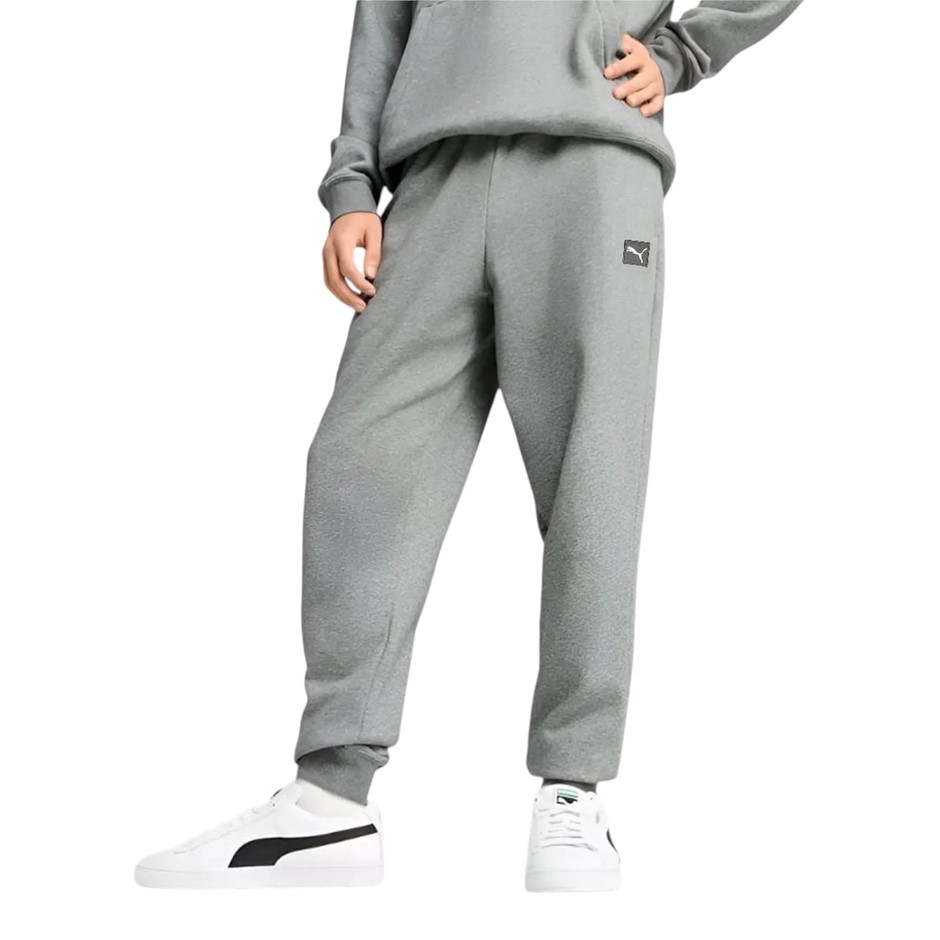 PUMA Men's ESS Elevated Fleece Pants, Size 2XL, Medium Grey Heather (03), 1