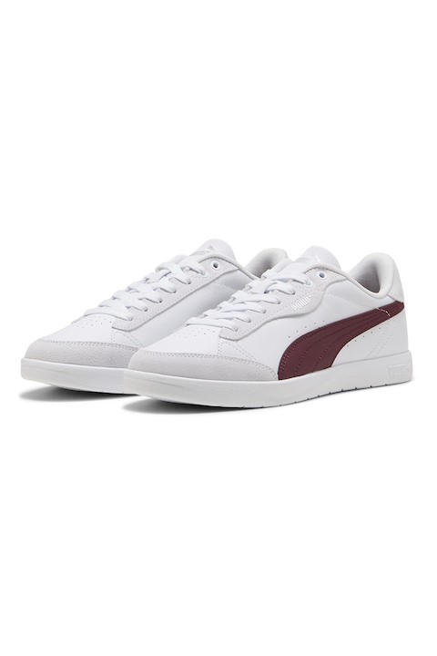 PUMA Women's Vikky Star OG Shoes, Size US6.5, White/Maroon (03), 214844. NB