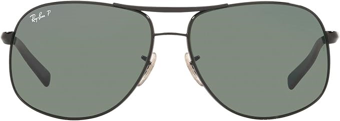 RAY-BAN Sunglasses, 64-15-125, Black, RB3387 002/9A. RRP: $227.26. NB: lens