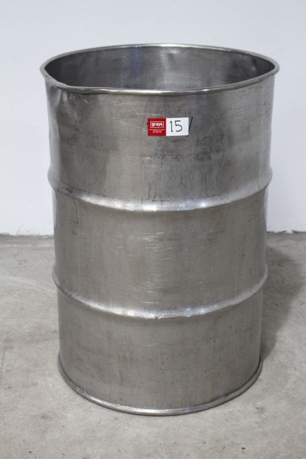 44 Gal Stainless Steel Drum, 200L