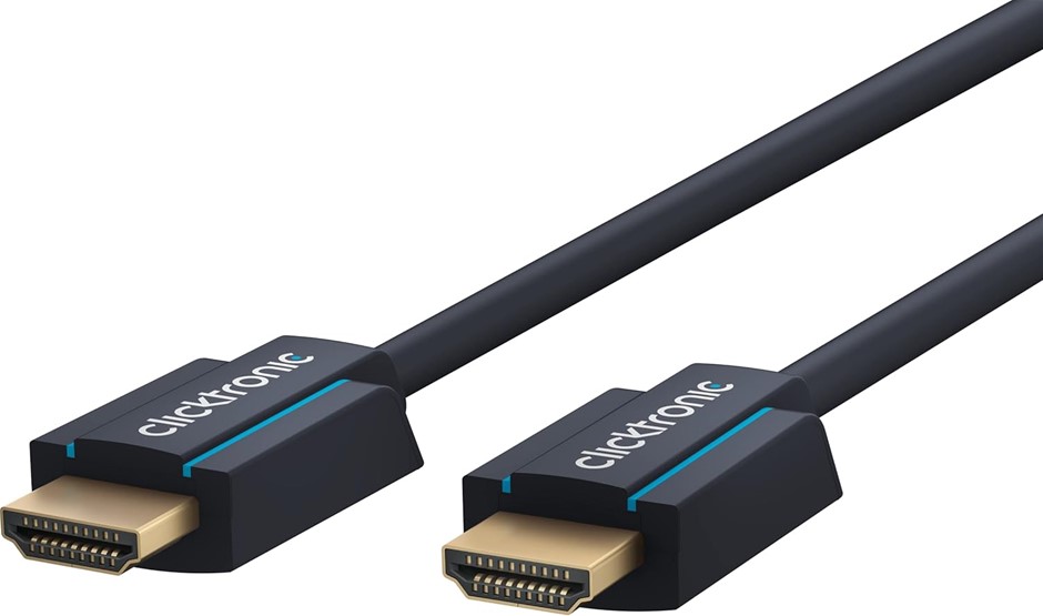 Clicktronic HDMI to HDMI 2.0 Premium Cable with Ethernet, 3 Meter Length