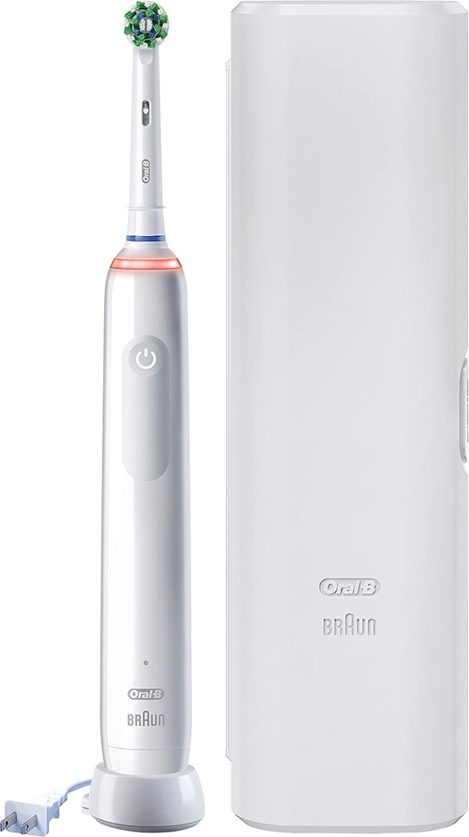 ORAL-B Pro 3000 Electric Toothbrush. NB: minor use, no brush head, damaged
