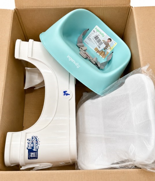 BABY BUNDLE: INGENUITY Booster Seat & Squatty Potty Toilet Stool