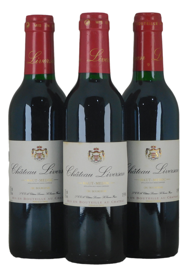 Chateau Liversan Cru Bourgeois 1996 (3x 375mL), France.