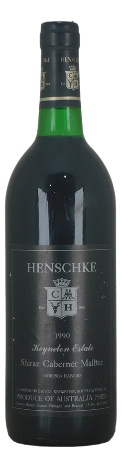 Henchke Keyneton Estate Shiraz Cabernet Malbec 1990 (1x 750mL), SA.