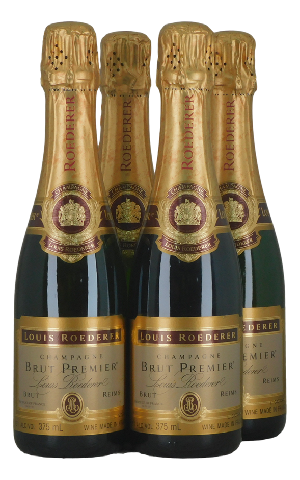 Louis Roederer Brut Premier Champagne NV (4x 375mL), France.