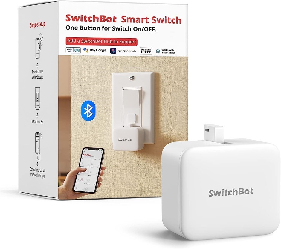 SWITCHBOT Smart Switch Button Pusher (White).
