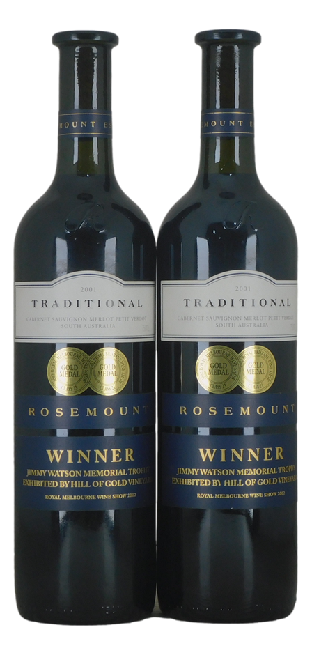 Rosemount Estate Traditional Cabernet Merlot Petit Verdot 2001 (2x 750mL)