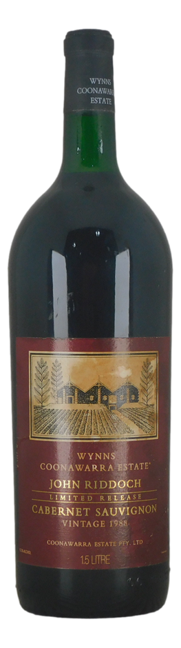 Wynns John Riddoch Cabernet Sauvignon 1988 (1x 1.5L Magnum) SA.