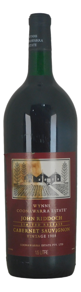 Wynns John Riddoch Cabernet Sauvignon 1988 (1x 1.5L Magnum) SA.
