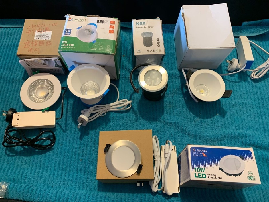 <p>17 x Various Size and Style LED Down Lights (Unused)</p>
