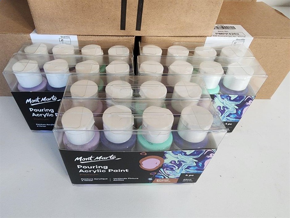 Mont Marte Pouring Acrylic Premium Paints - New