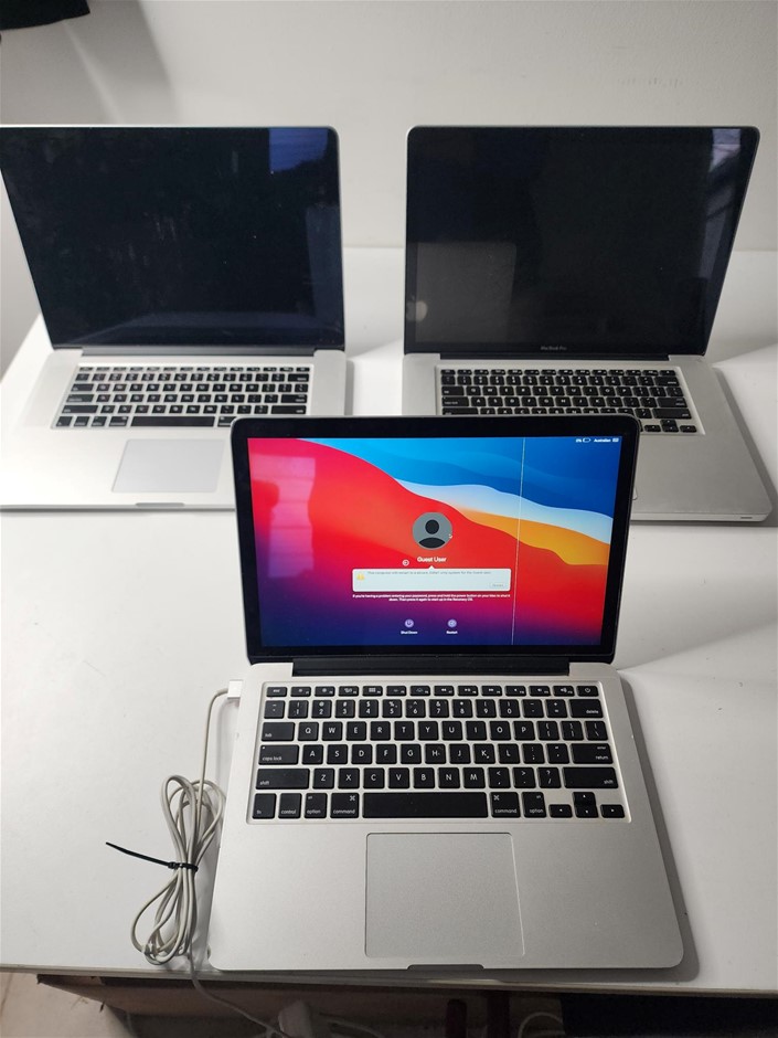 3 x Apple Laptops