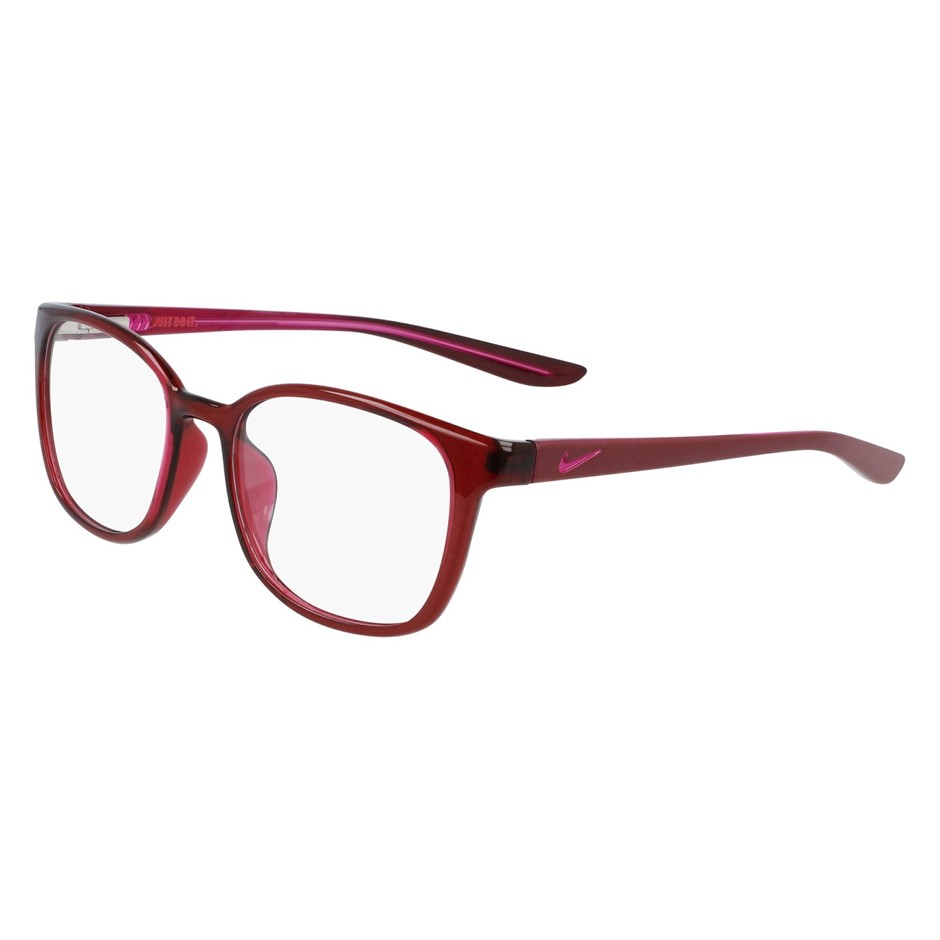 NIKE Kids' Eyeglasses Frames, 47-16-130, Dark Beetroot Cactus Flower (609),