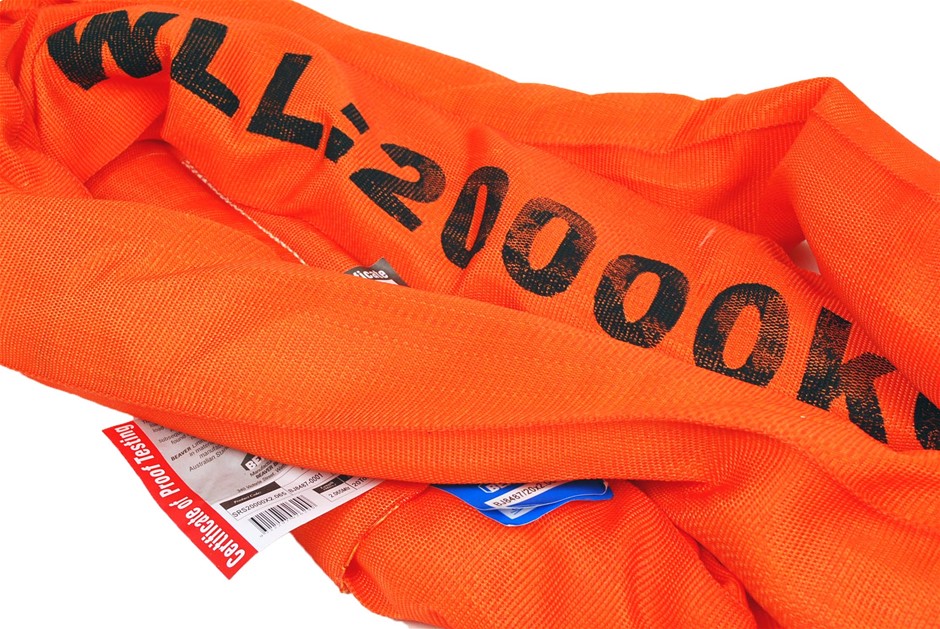 Round Lifting Sling WLL20,000 kg x 6M (with Test Cert).