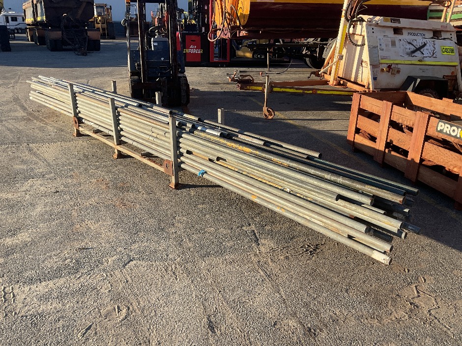 Crate of Steel Poles