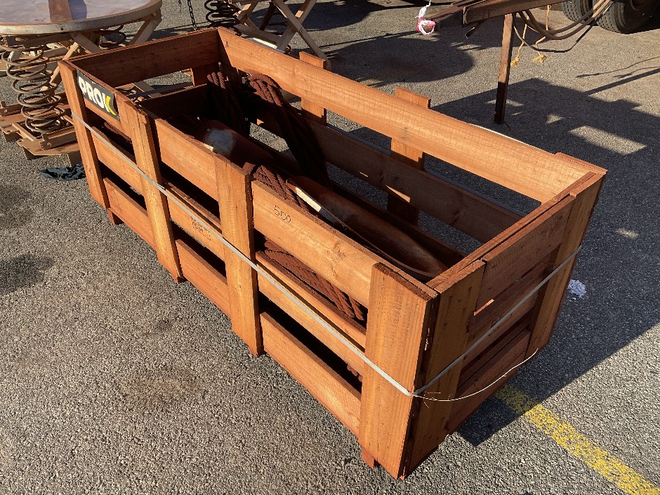 <p>Crate of Wire Rope</p>