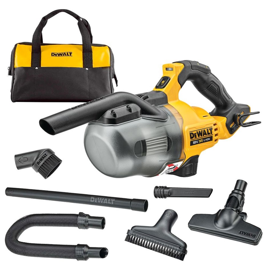DeWALT 18V XR Li-ion Cordless L-Class Hand-Held Stick Vacuum - Skin Only. N