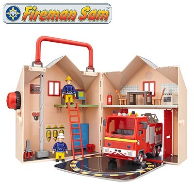 Fireman sam deluxe clearance fire station