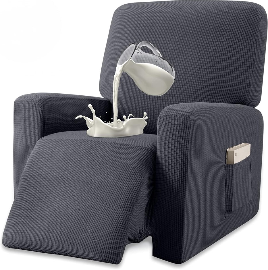 GRANBEST Premium Water Repellent Recliner Chair Cover High Stretch Jacquard