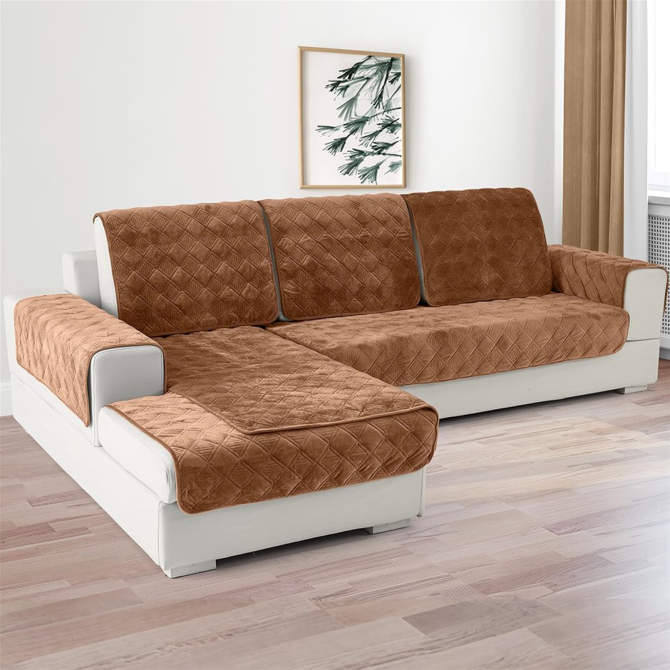 DEEP DREAM Crystal Velvet Sofa Slipcover, Furniture Protector Couch Cover
