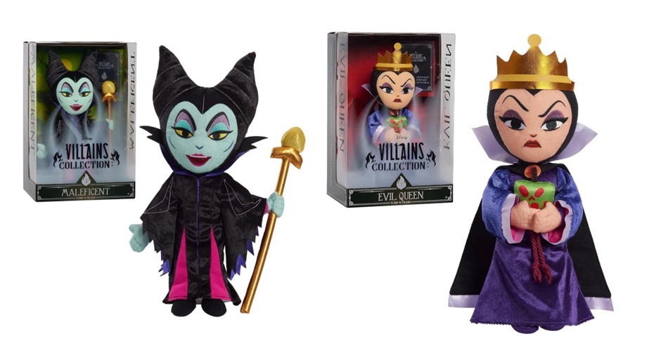 1 x JUST PLAY Disney Villians Collection: Evil Queen Plush & JUST PLAY Disn