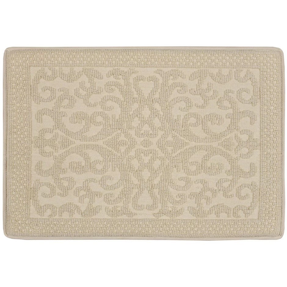 5 x RIVIERA HOMES Floor Bath Mats, New Beige. N.B: Not in original packagin