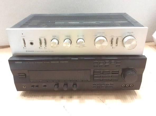 Yamaha RX-V592 Natural Sound AV Receiver&Pioneer SA-410 Stereo Amplifier