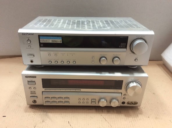 Kenwood KRF-X9080D&KRF-V5090D Audio-Video Control Center (Lot of 2)