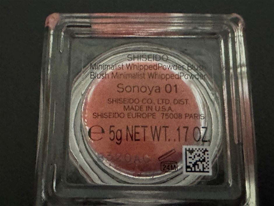 SHISEIDO Minimalist Whipped Powder Blush Sonoya 01 5g. 4PCS