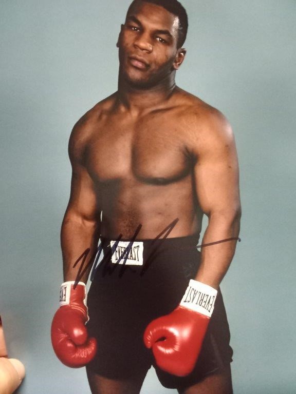 MIKE TYSON SIGNED PORTRAIT PHOTOGRAPH