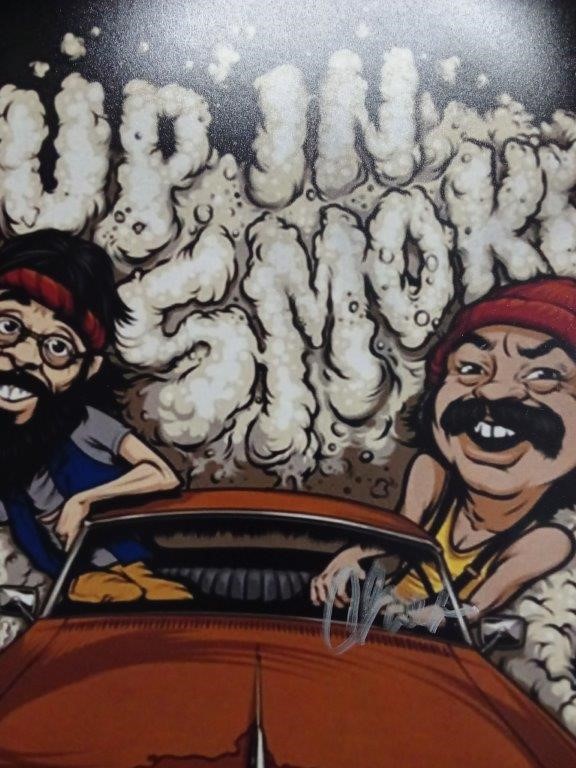UP IN SMOKE' SIGNED BY CHEECH MARIN
