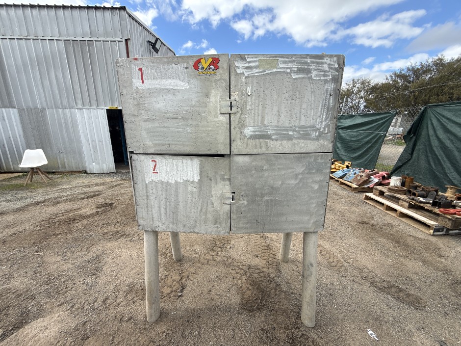 4 Door Aluminium Site Storage Box