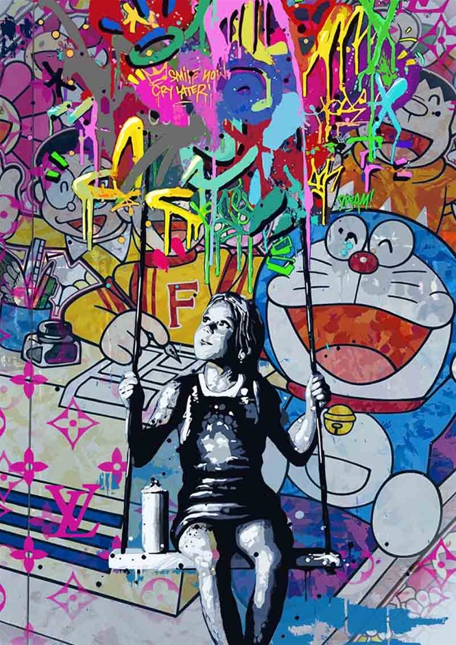 Death NYC Ltd Ed. Signed Graffiti Pop Art Print