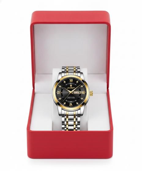 Luxury Women's Blue Dial Watch with Premium Gift Box