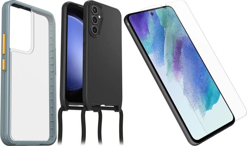 Samsung Galaxy S Series Bundle: 1 x LifeProof Galaxy S22 Case (Clear/Gray),