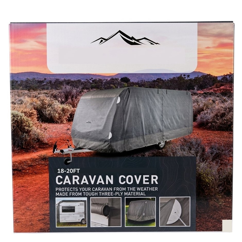 Premium Caravan Cover 18-20 FT - All-Weather Waterproof Trailer Protection.