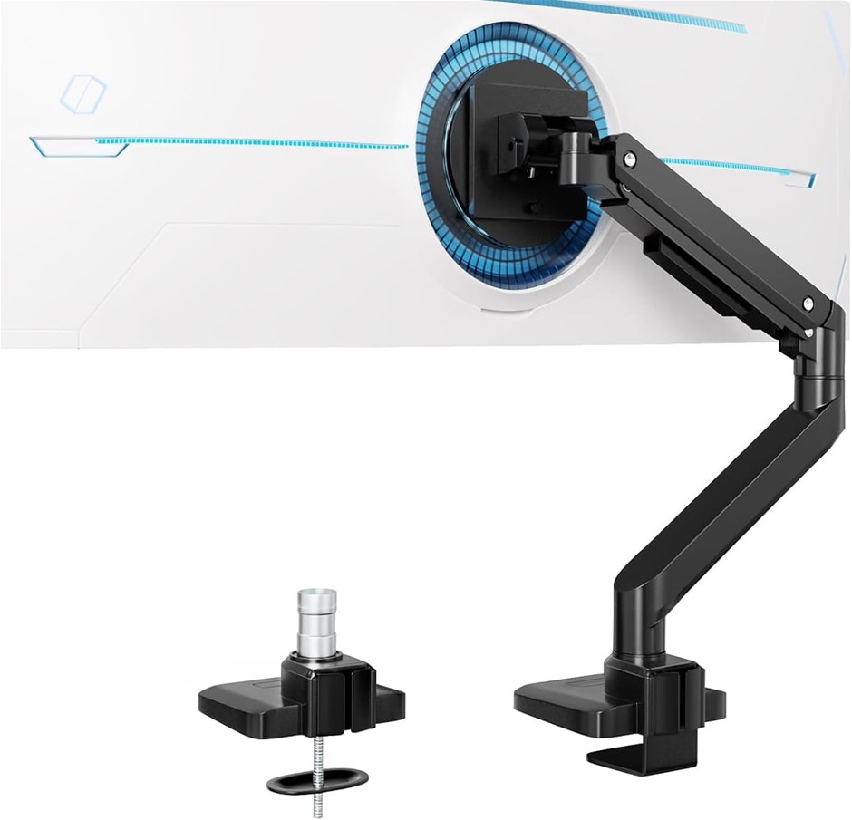 Premium Heavy Duty Monitor Arm for 17 to 49 inch Screens up to 44lbs, Fully