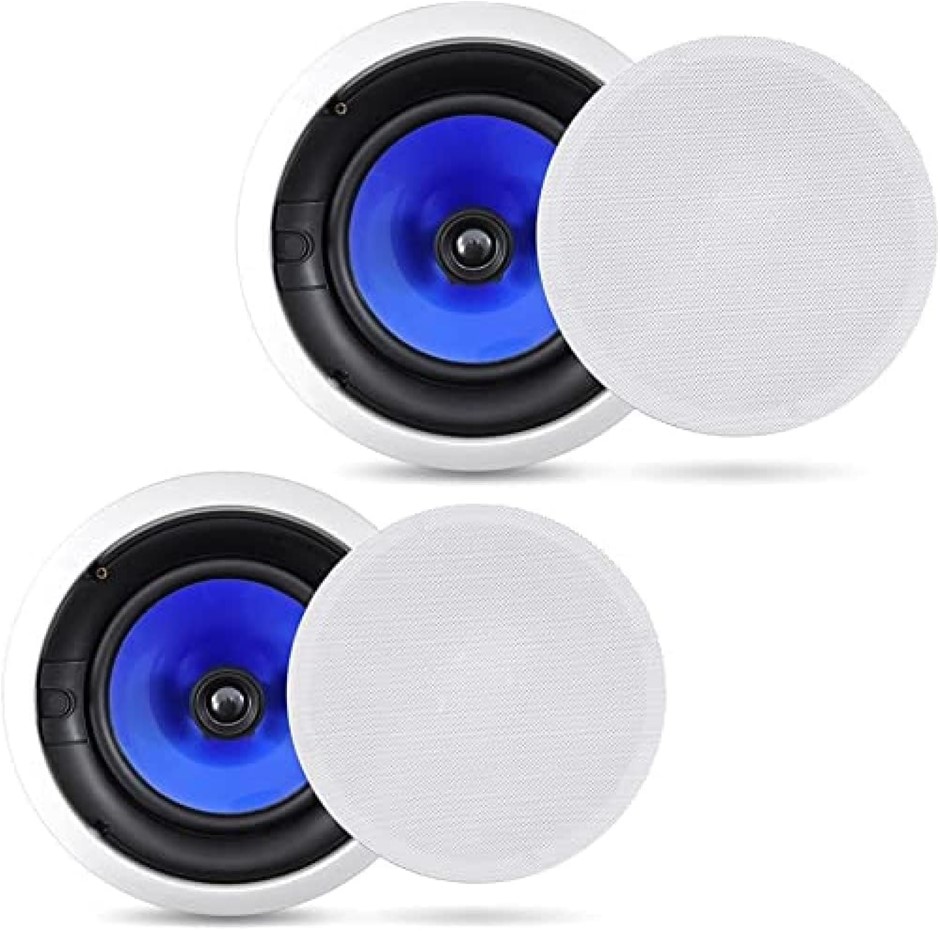 PYLE Home PIC8E 300 Watt High-End 8-Inch Two-Way in-Ceiling Speaker System