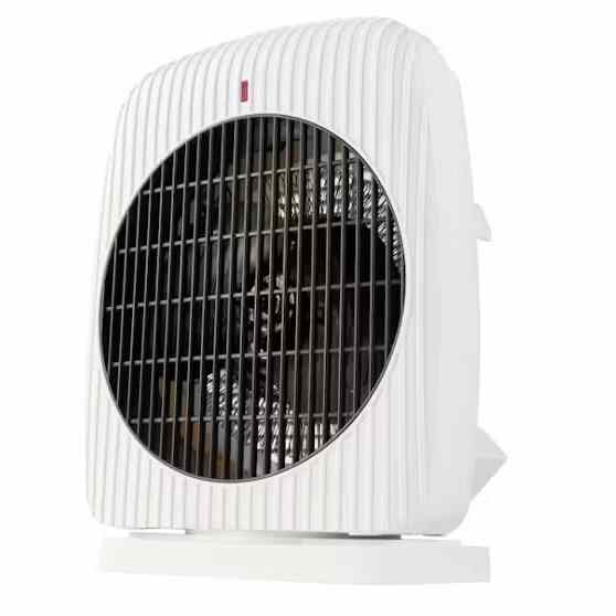 GOLDAIR 2400W Upright Fan Heater - White. NB: has been used.
