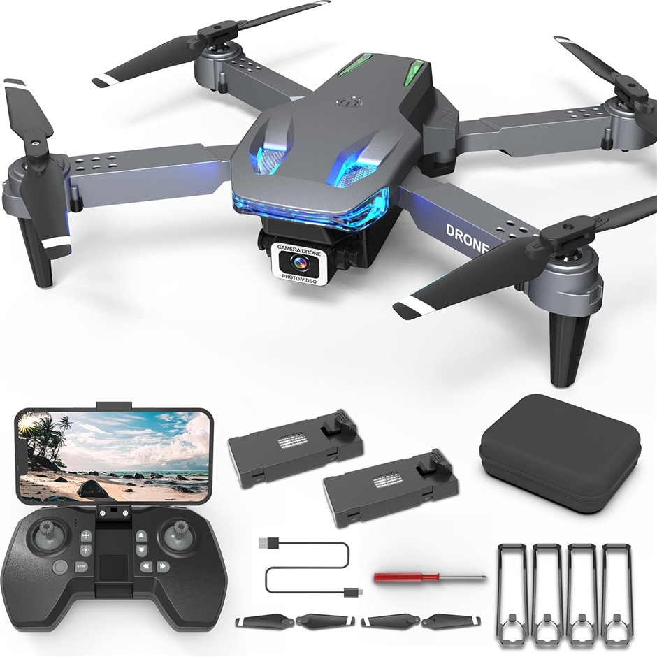 Wipkviey T28 Drone with 4K Camera for Kids/Adults/Beginners | Foldable RC Q