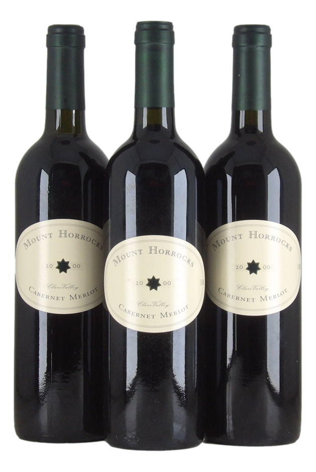 Mount Horrocks Cabernet Merlot 2000 (3x 750mL), Clare Valley