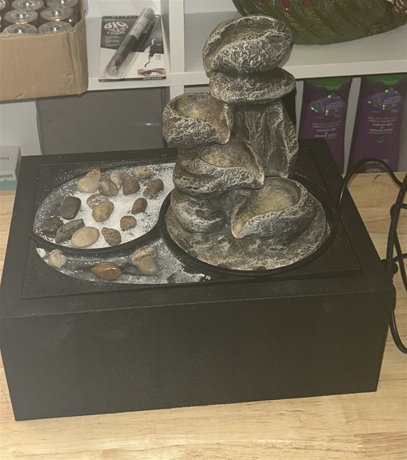 Tabletop Rock Water Feature (As is)