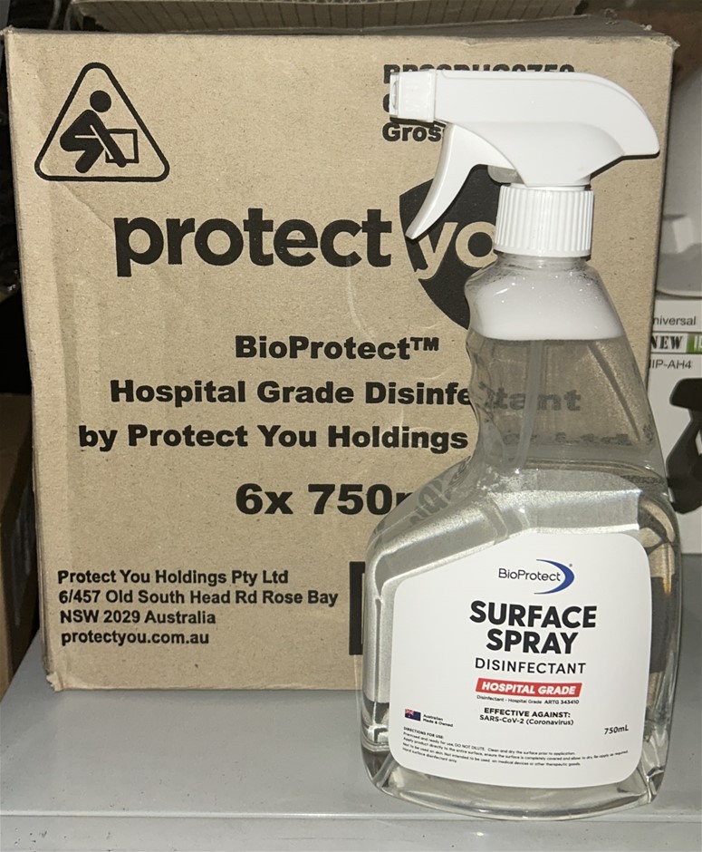 6x BioProtect Surface Spray Disinfectant