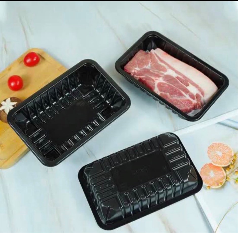 125x Plastic Trays (Size: 8-7-25)