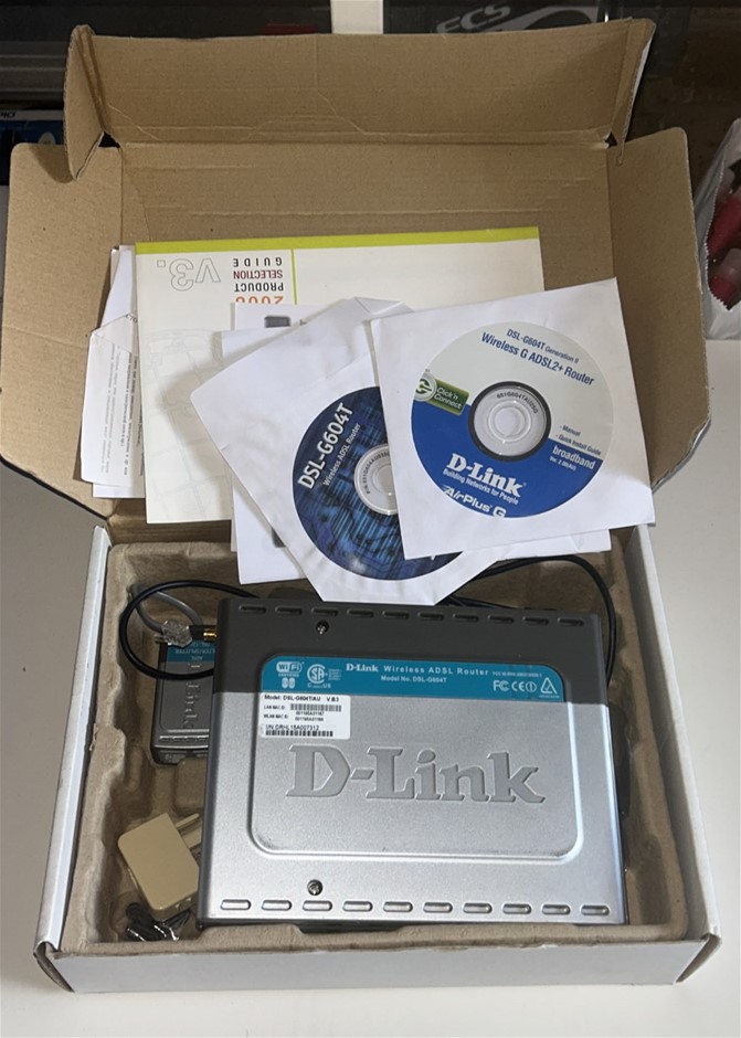 D-Link DSL-G604T Generation 2 Wireless G ADSL+ Router