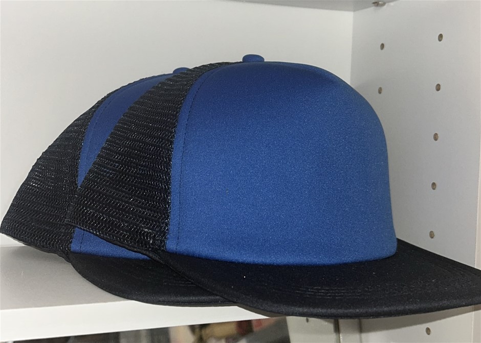 2x Blue Trucker Hats